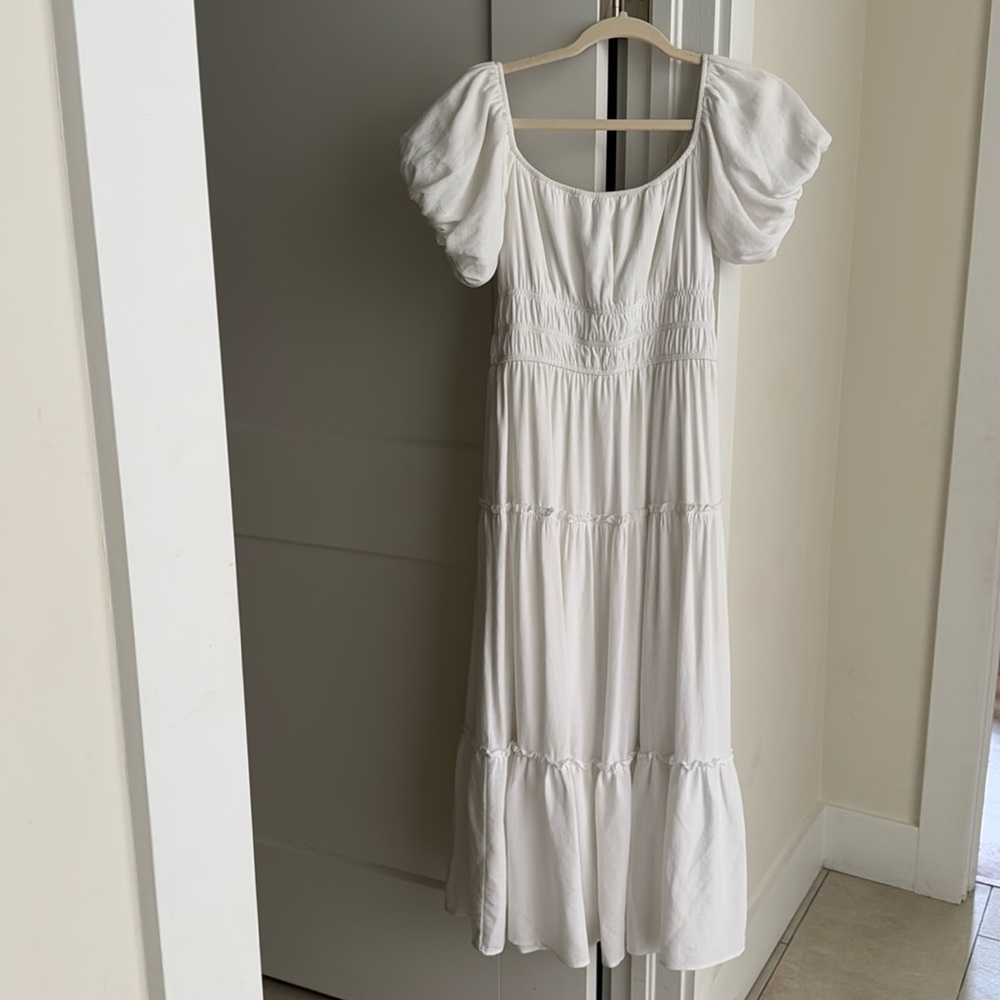 White Midi Dress